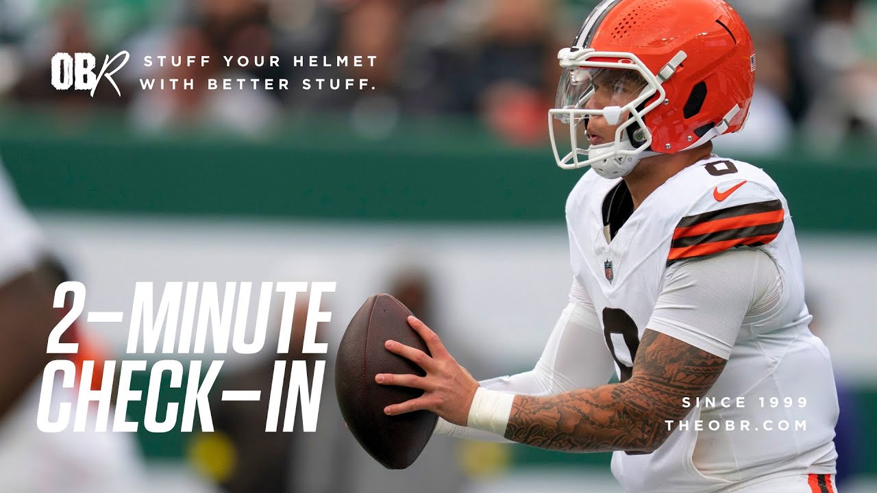 Cleveland Browns Two-Minute Practice Check-In: 11/12/25