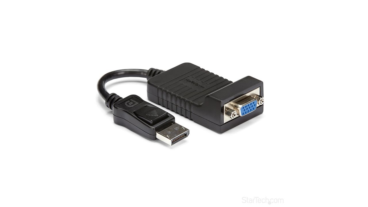 DisplayPort to VGA Video Adapter Converter - DP2VGA | StarTech.com