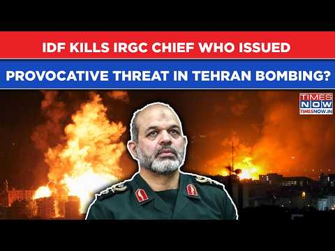 IDF BOMBS TEHRAN: Israel Jets Kill IRGC CHIEF Who Issued Provocative Threat? Big Blow To Iran?