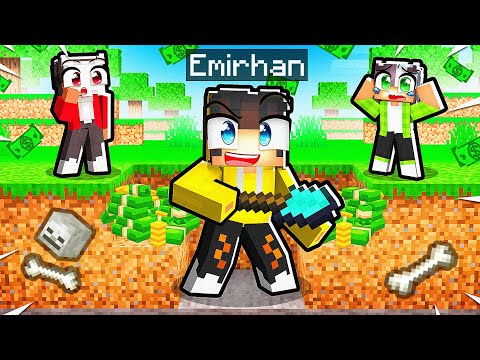 Dedemin Arsasında 4,239,901 Blok Kazdım! ⛏️ | Minecraft