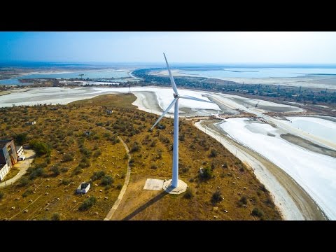 Ветряная электростанция. Щелкино. Восточно-Крымская ВЭС.