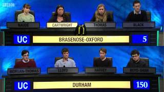 University Challenge S44E12 Durham vs Brasenose-Oxford