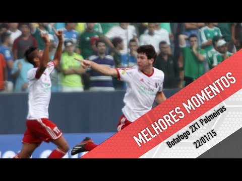 MELHORES MOMENTOS - Botafogo 2x1 Palmeiras - Copa SP Jr. - 22/01/15