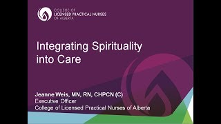 Integrating Spirituality Into Care for Nurses