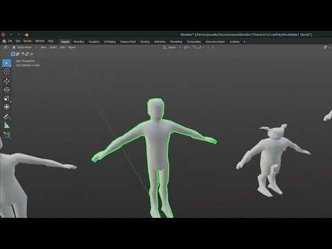 Base Meshes on Blender