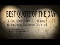 Best quote of the day: William Shakespeare :"a Fool ...