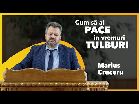 Cum sa ai pace in vremuri tulburi - Marius Cruceru - 04 aprilie 2021 | serviciu seară