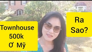 Nhà 500k Townhouse  ở Mỹ Ra Sao?🇺🇸Cuộc Sống Mỹ WashingtonDC 🇺🇸