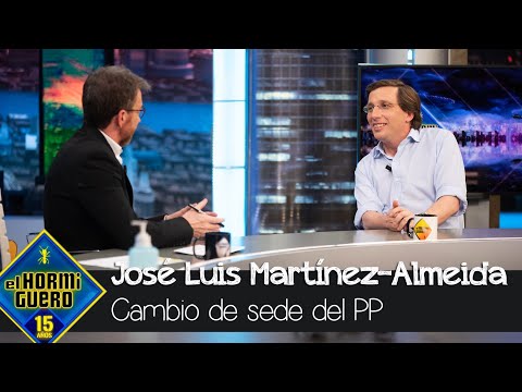 José Luis Martínez-Almeida y el cambio de sede del PP: "Lo importante es la calle" - El Hormiguero