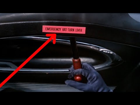 Batman uses Emergency Bat-Turn Lever | Batman TV series Easter egg (1966)