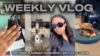 Weekly vlog |Romanticising my life, Bird and Co collab, Solo date + more | South African YouTuber