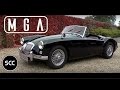 MG MGA ROADSTER 1959 - A test drive in top gear - Engine sound | SCC TV