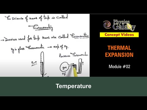 Class 11 Physics | Thermal Expansion | #2 Temperature | For JEE & NEET Video