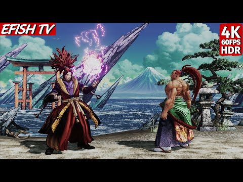 Amakusa vs Kibagami Genjuro (Hardest AI) - Samurai Shodown