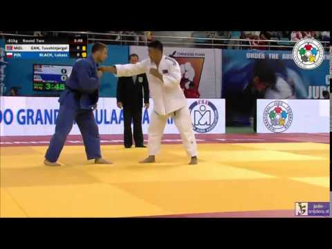 Judo 2014 Grand Prix Ulaanbaatar: Gan (MGL) - Blach (POL) [-81kg]