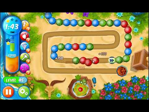 Marble Woka Woka Level 45 - NO BOOSTERS 🐢 | SKILLGAMING ✔️