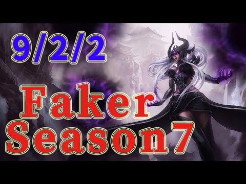 SKT T1 Faker Syndra MID vs Ekko Patch 7.10