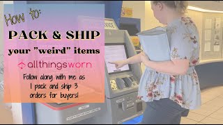 How I PACK & SHIP the weird items I sell! | How to ship used socks and panties