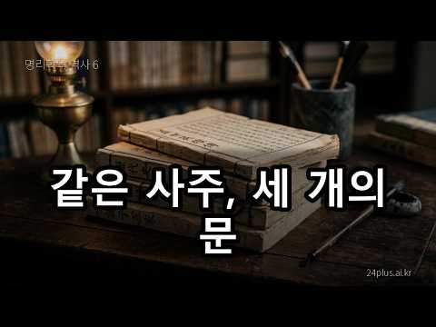 같은 여덟 글자, 세 개의 문 ㅣ 자평진전·적천수·궁통보감 (명리학의 역사 6)