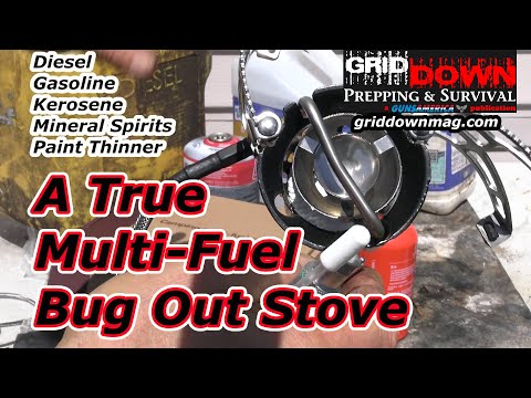 A True Multi-Fuel Stove - Diesel, Gasoline, Even Mineral Spirits (but not vegetable oil)