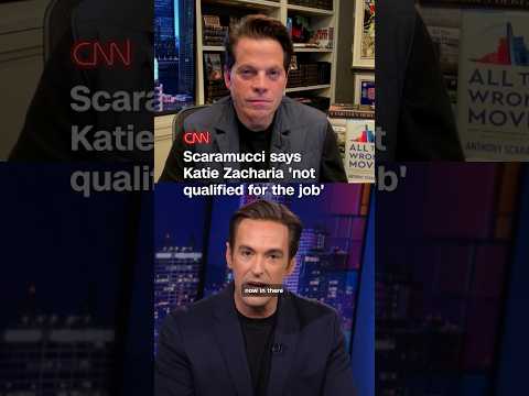 Scaramucci says Katie Zacharia 'not qualified for the job'