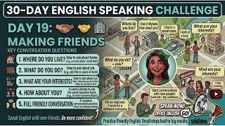 Day 19 – Making Friends in English 30-Day English Speaking Challenge | Speak English with Confidence