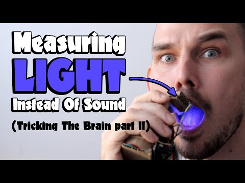 DIY MIDI Mouthpiece Measures Light Instead Of Sound. (Tricking the brain with sensors - part2)