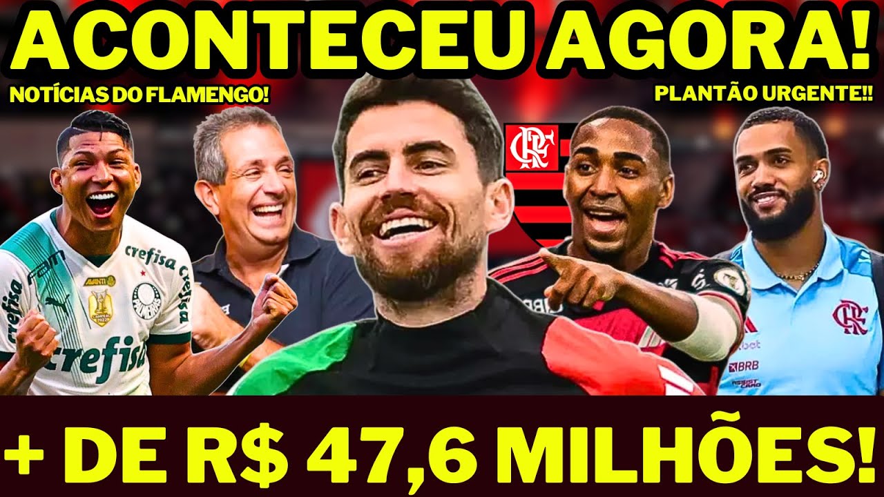 ACONTECEU AGORA! FLAMENGO OFICIALIZA JOGADOR! JORGINHO NO MENGÃO?! RONY! E+! NOTÍCIAS DO FLAMENGO