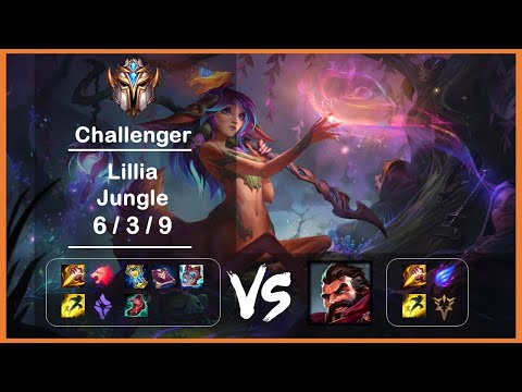 KR Challenger Replays Jungle Lillia vs Graves Ep.2725
