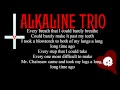 Alkaline Trio - Mr. Chainsaw (Lyrics)