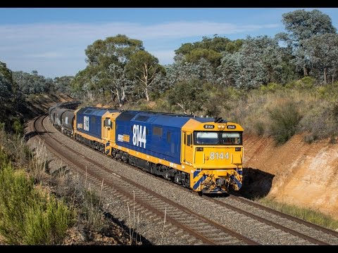 8144 & 8133 on Pacific National #3232 Grain Towrang, NSW