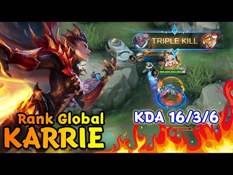 NonStop WAR!! Karrie Delete All Enemies! - ex Top 1 Global Karrie voɪᴅ|Cookie᭄ꦿ - MLBB