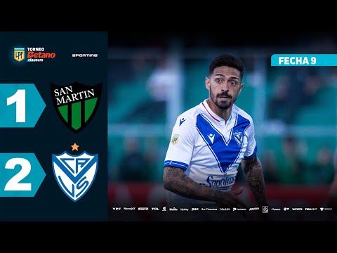 SAN MARTÍN (SJ) 1 - 2 VÉLEZ | Resumen del partido | #TorneoBetano Clausura 2025