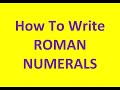 Roman Numerals - Numbers 90 to 100 (converting ...