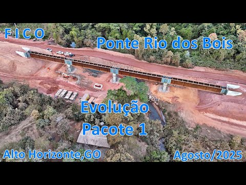 FICO 2025 PACOTE 1 EVOLUÇÃO OBRAS JUNHO A AGOSTO/25 - MARA ROSA/ALTO HORIZONTE-GO - Obras # 24/2025