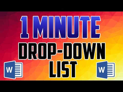 Word 2016 How to Create a Fill in the Blank Form