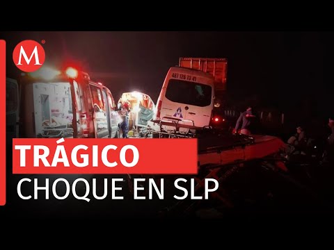 Restos de 10 fallecidos en accidente vial en San Luis Potosí serán sepultados esta semana