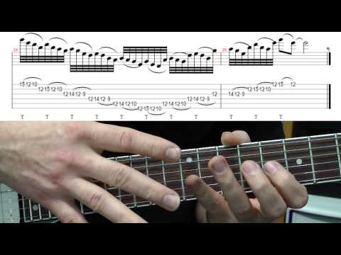 Gitarre lernen - Licks für lau - Lick11 - Tapping mit der E-Moll Pentatonik