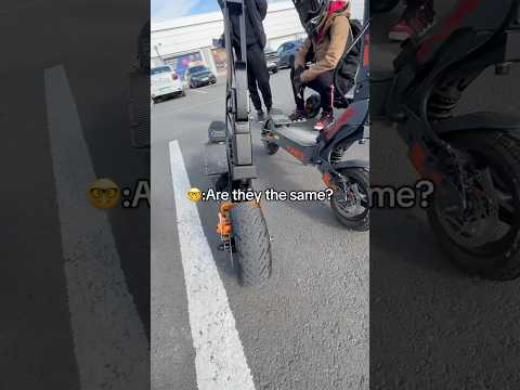 Spot the difference💀 #kukirin #escooter #g4 #g2 #comparison