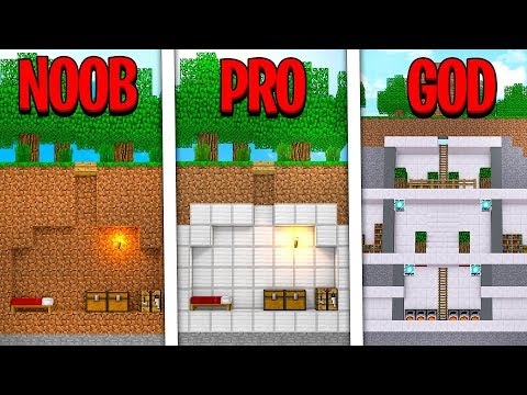Minecraft ITA - BUNKER NOOB, PRO, GOD!!