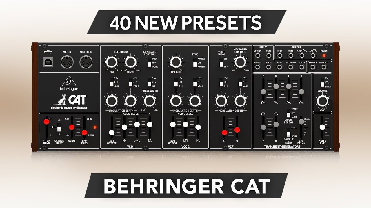OTL017 - Symbiosis - Behringer Cat ( 40 presets ) - Video Preview 1