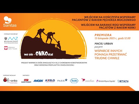 Pacjent po leczeniu raka nerki MACIEJ URBAN - Wsparcie innych pomaga przetrwać trudne chwile