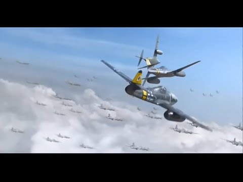 Messerschmitt me 262 vs p-51 Mustang | "Red Tails"(2012)