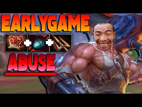 ABUSING THE MOST OVER POWERED EARLY GAME COMBO - Masters Ranked Duel - SMITE