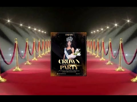 ALFOMBRA ROJA CROWN PARTY MISS FAUSTO 2018