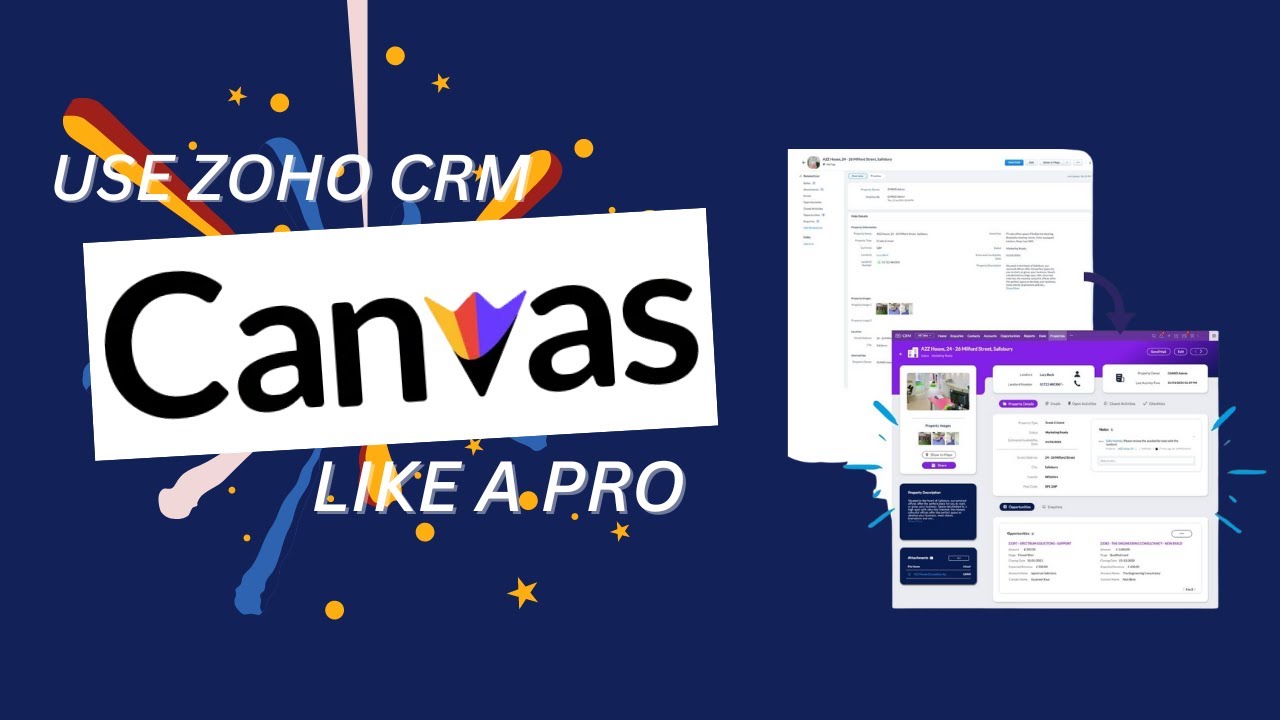 Zoho CRM Canvas Tutorial 2024: Easy Customization of Zoho CRM