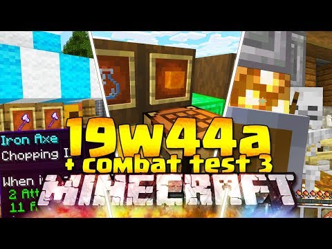 2 NUOVI SNAPSHOT?! - Minecraft ITA - Snapshot 19w44a + Combat Test 3