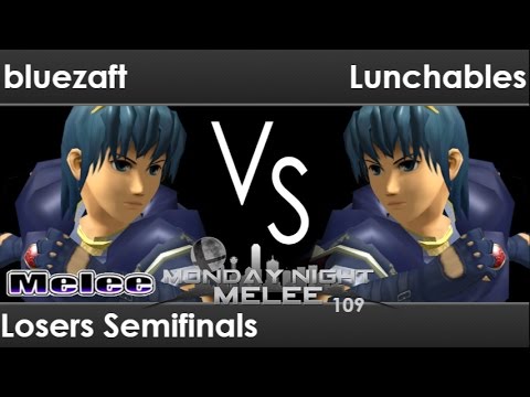 MNM 109 - FX | bluezaft (Marth) vs FX | Lunchables (Marth) Losers Semifinals - Melee