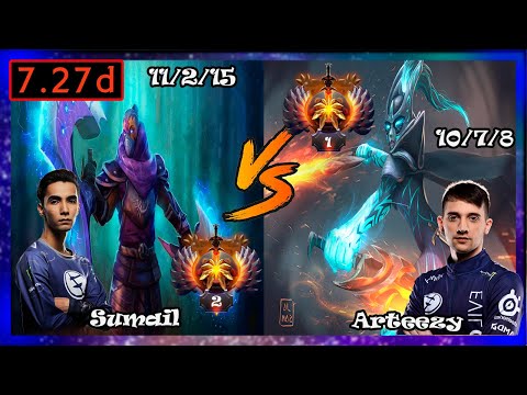 Sumail Antimage hc vs arteezy pa hc | Full Gameplay 7.27d |  Dota 2 Pro Replays