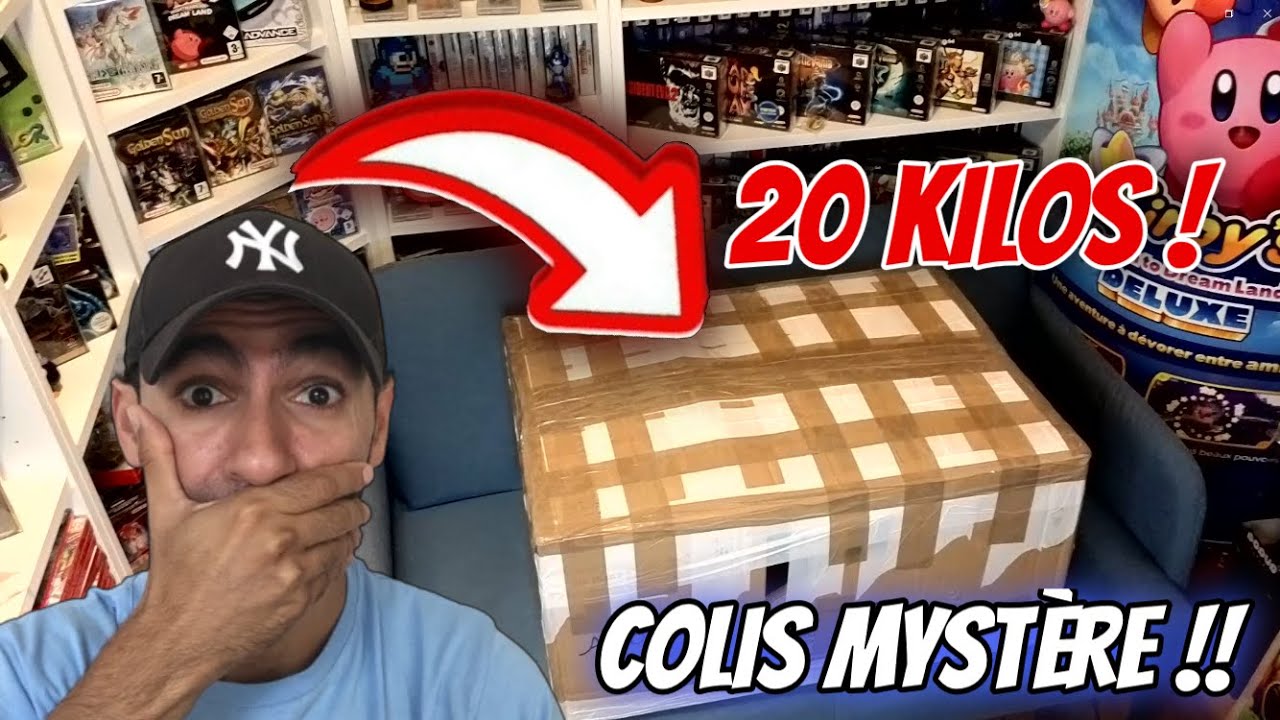 10K Abonnés ! Je reçois une BOITE JEU VIDÉO MYSTÈRE de 20 kilos !!